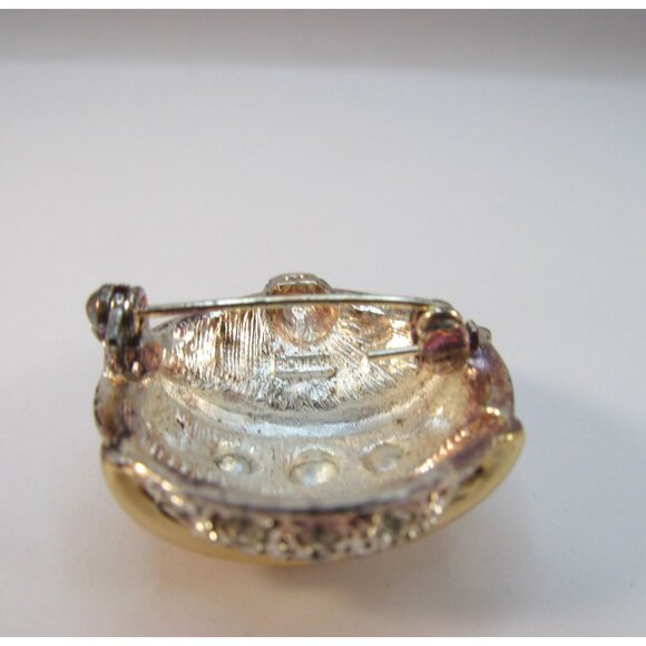 Vintage Christmas Ornament Brooch signed Roman - Picture 6 of 10